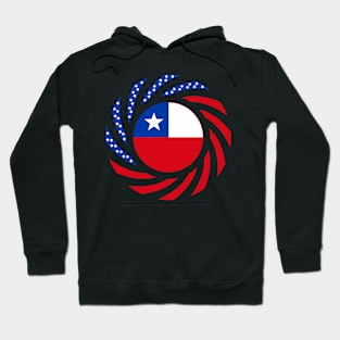 Chilean American Multinational Patriot Flag Series Hoodie